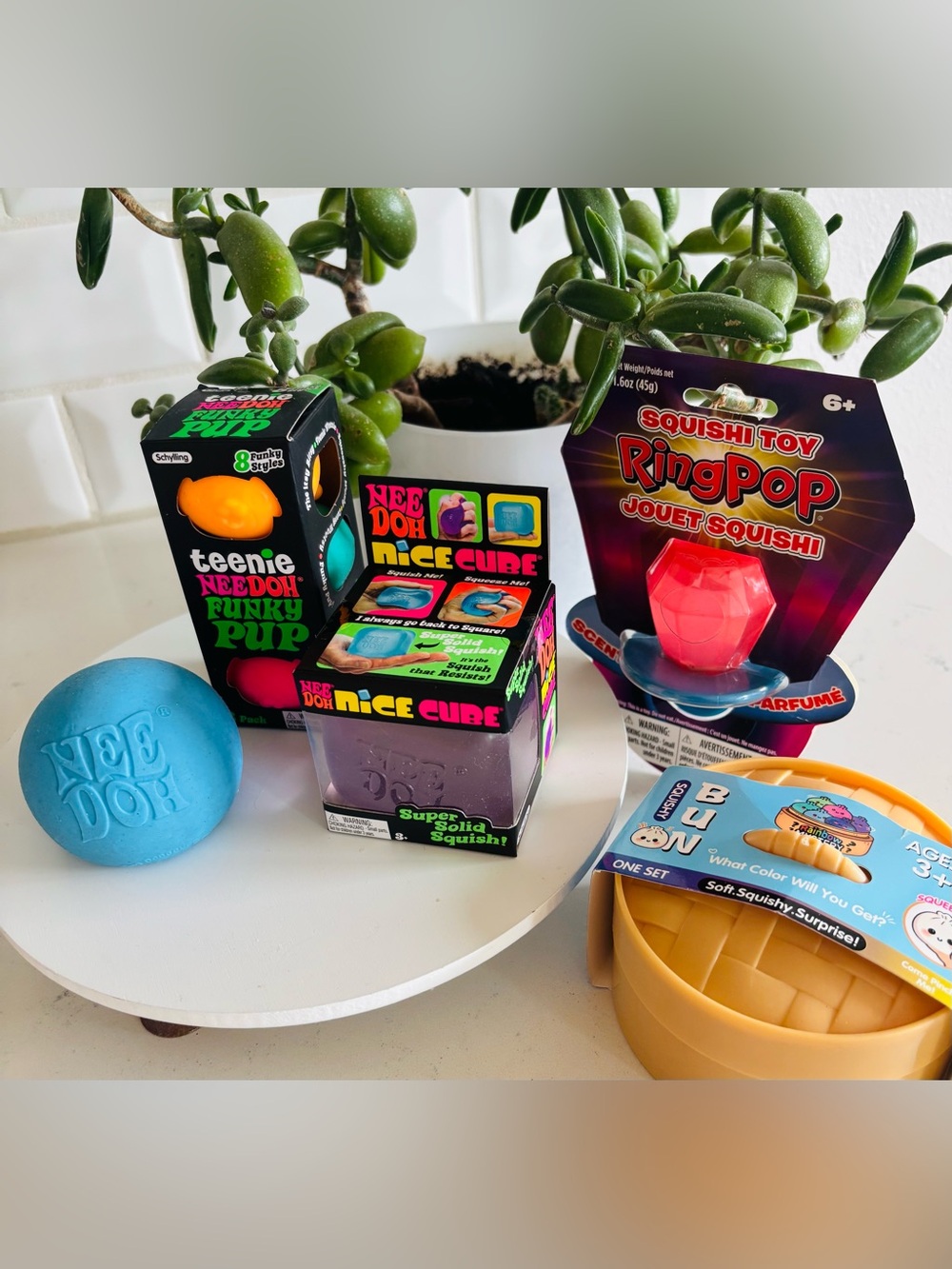 Squishy Set Including Needoh brand